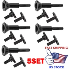 5 Set Cut Off Wheel Disc Mandrel Arbor 1/4" Shaft For Die Grinder Rotary Tool