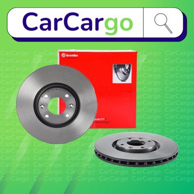 Brembo Vented Front Brake Discs Peugeot 208 1.2 PureTech 100 2019-2024 302 mm