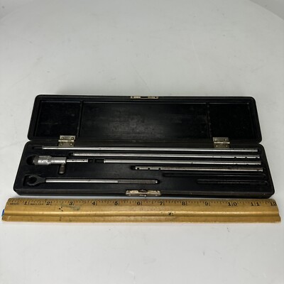 International Tool Co Inside Micrometer  Depth Gauge Complete Set w/Case