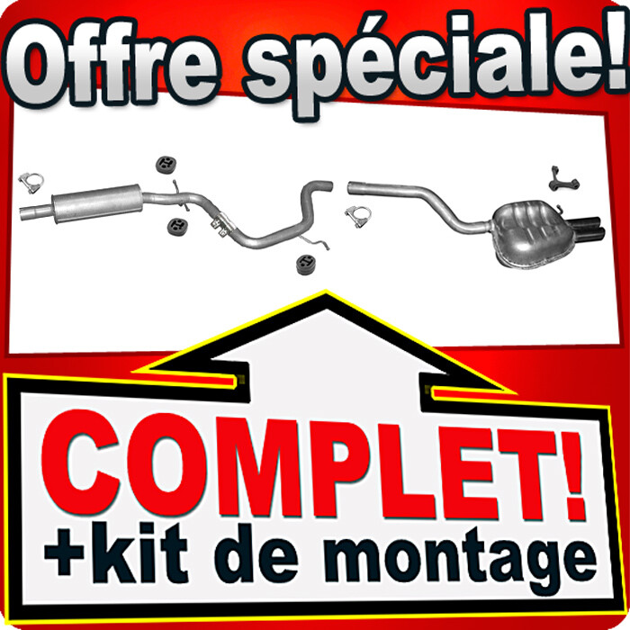 Silencieux Skoda Octavia 2 1.9 TDi 105 pour éliminer les bruits de roulement et fuites de gaz