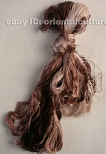Chinese 100%real natural mulberry silk,hand-dyed embroidery silk floss/thread