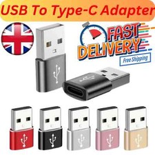 USB To TYPE C 3.0 A Male Adapter Converter OTG For iPhone 11 12 13 14 15 Samsung