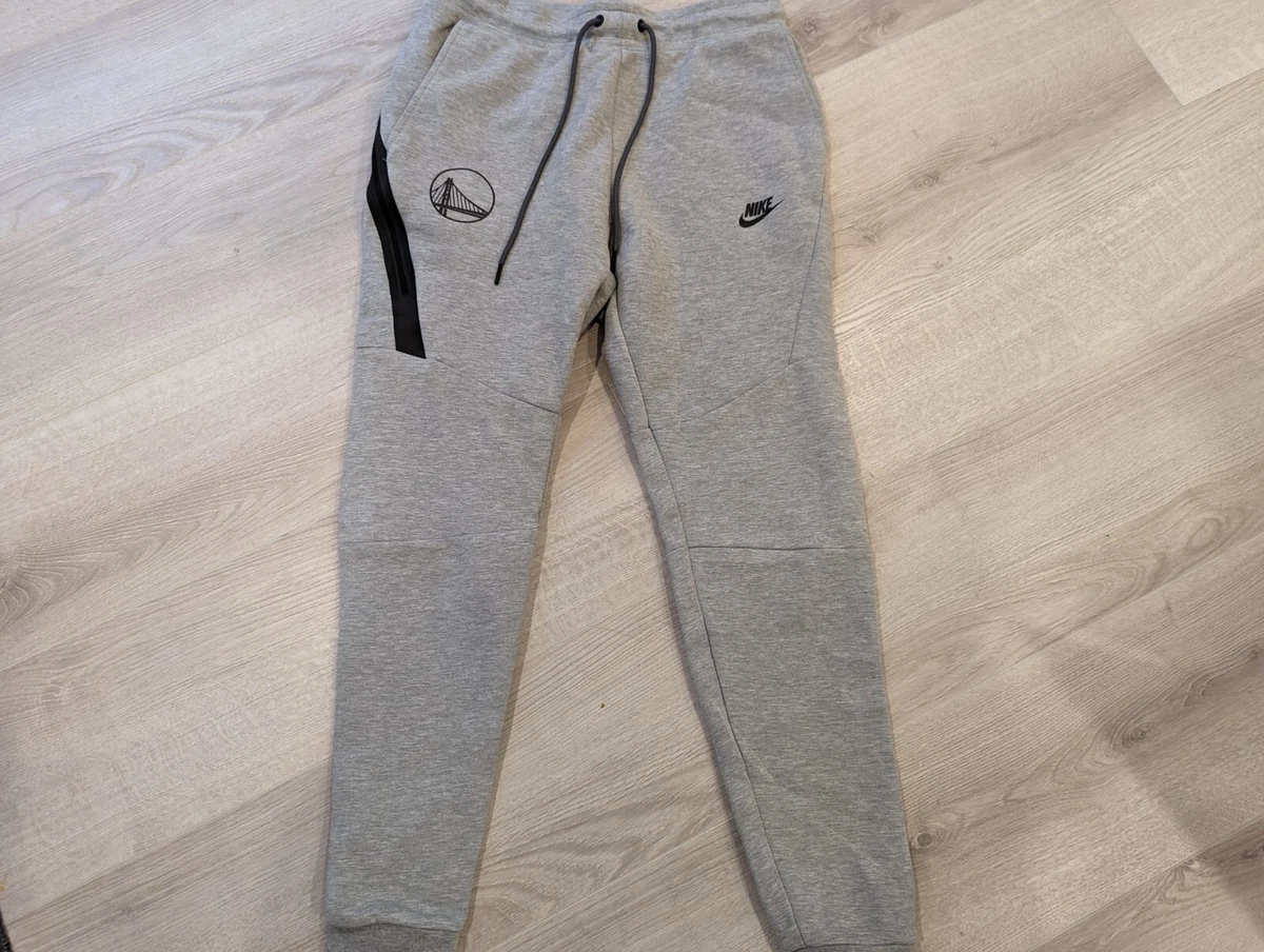 NIKE TEAM ISSUED GOLDEN STATE WARRIORS TECH FLEECE PANTS GREY sz S SMALL curry