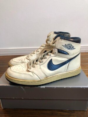 NIKE AIR JORDAN 1 1985 Original Metallic Blue US11 | eBay