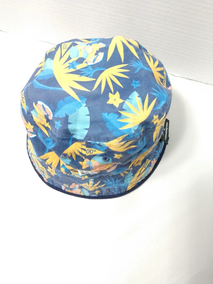 Havaianas x New Era Bucket Hat Reversible Hawaiian Floral and Blue OS Unisex - Image 2 of 4