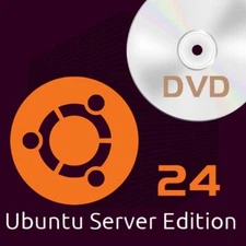 UBUNTU SERVER 24.04.2 LTS LINUX INSTALL & LIVE 64bit DVD
