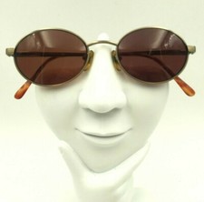Vintage Viva 683 AG Gold Metal Oval Sunglasses Eyeglasses Frames