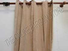 Ballard Designs Bronze Grommet Velvet Drapes Panels Curtains Lined Sand 54x96
