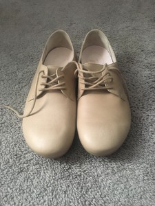 Birkenstock-Women-039-s-Saunders-Lace-Up-Leather-Shoes-Size-41-Natural