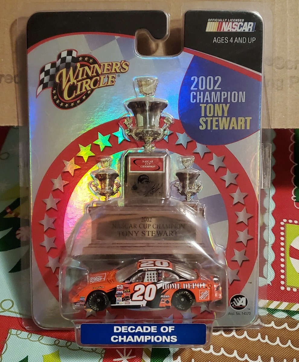 2002 Winners Circle Tony Stewart #20 Home Depot Champion 1/64