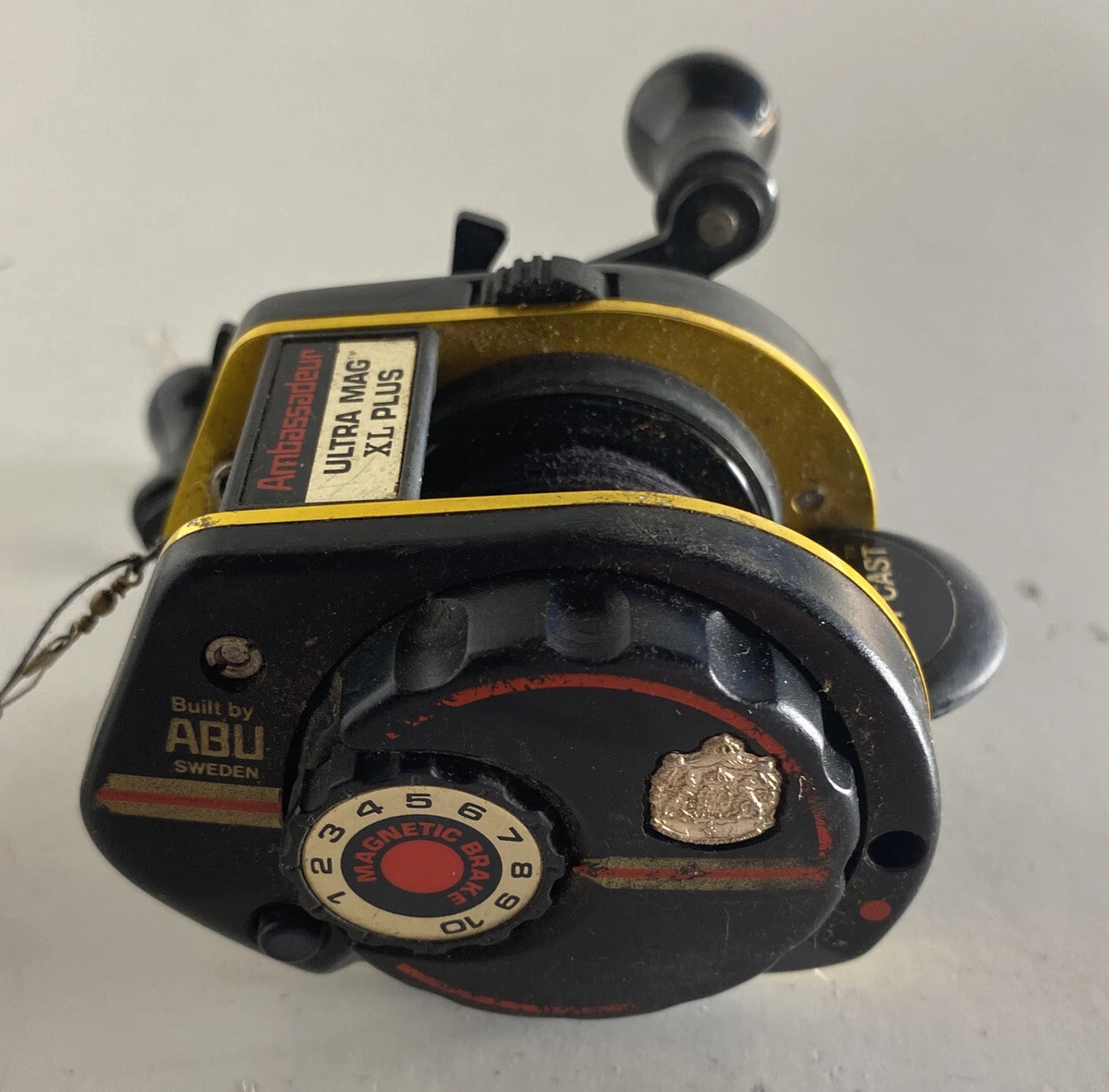 Vintage Abu Garcia Ambassadeur Ultra Mag XL Plus Antique Fishing Reel