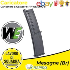 Caricatore per MP7 SMG-8 Nero Black Green Gas 44bb - WE