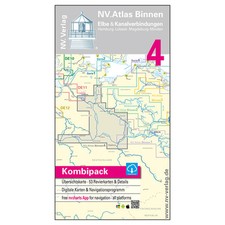 NV. Binnenband 4 - Elbe & Kanalverbindungen # NV Seekarte Binnen See + Codekarte