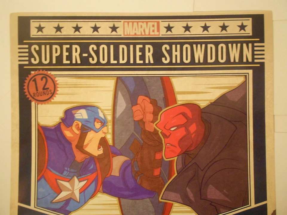 MARVEL 11"x14" Glass Framed Poster CAPTAIN AMERICA vs RED SKULL - FREE SHIPPING! - Image 4 of 4