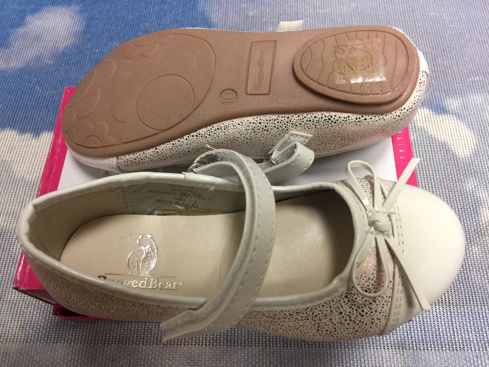 Josmo Blanco V Ballet Pisos Mary Janes Causal/Zapato de Vestir Niño Pequeño Talla 5, 6 Foto 3 de 4