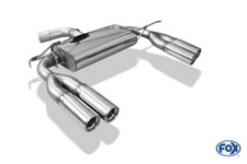 Fox Duplex Auspuff Sportauspuff Sportendschalldämpfer für VW Eos