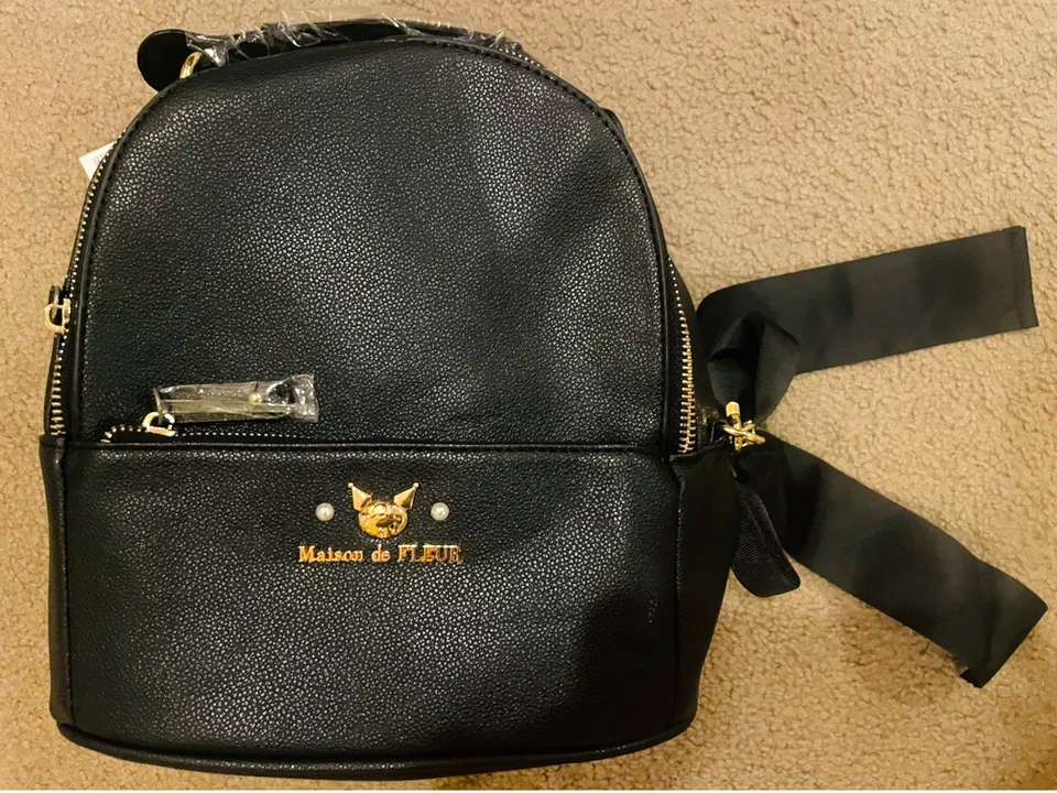 Mochila de cuero Maison de Fleur x Hello Kitty Lolita Kawaii bolsa de libros bolso de mano lindo Foto 2 de 4