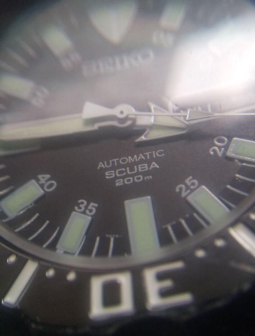 SEIKO 7S26-03G0 Night Monster Automatic Men's Watch Black Dial