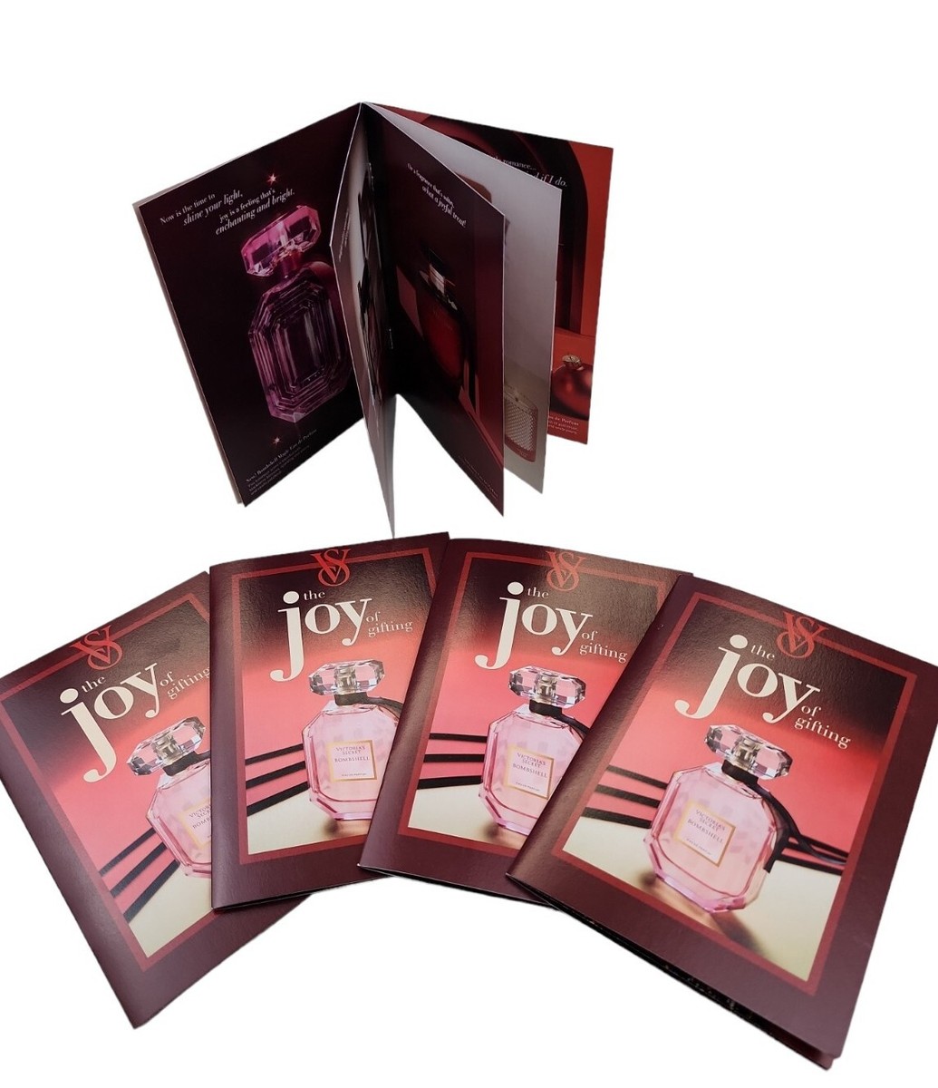 Victoria's Secret 5-booklet 30 Smell Parfume Sample card Bombshell