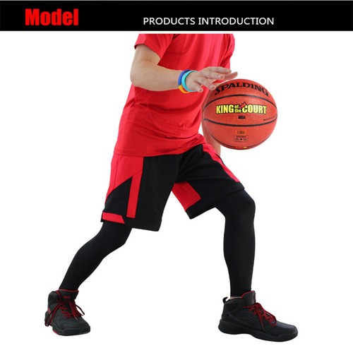 Long Compression Knee Brace Basketball High Support Leg Thigh Sleeve Men Women - Picture 9 of 15
