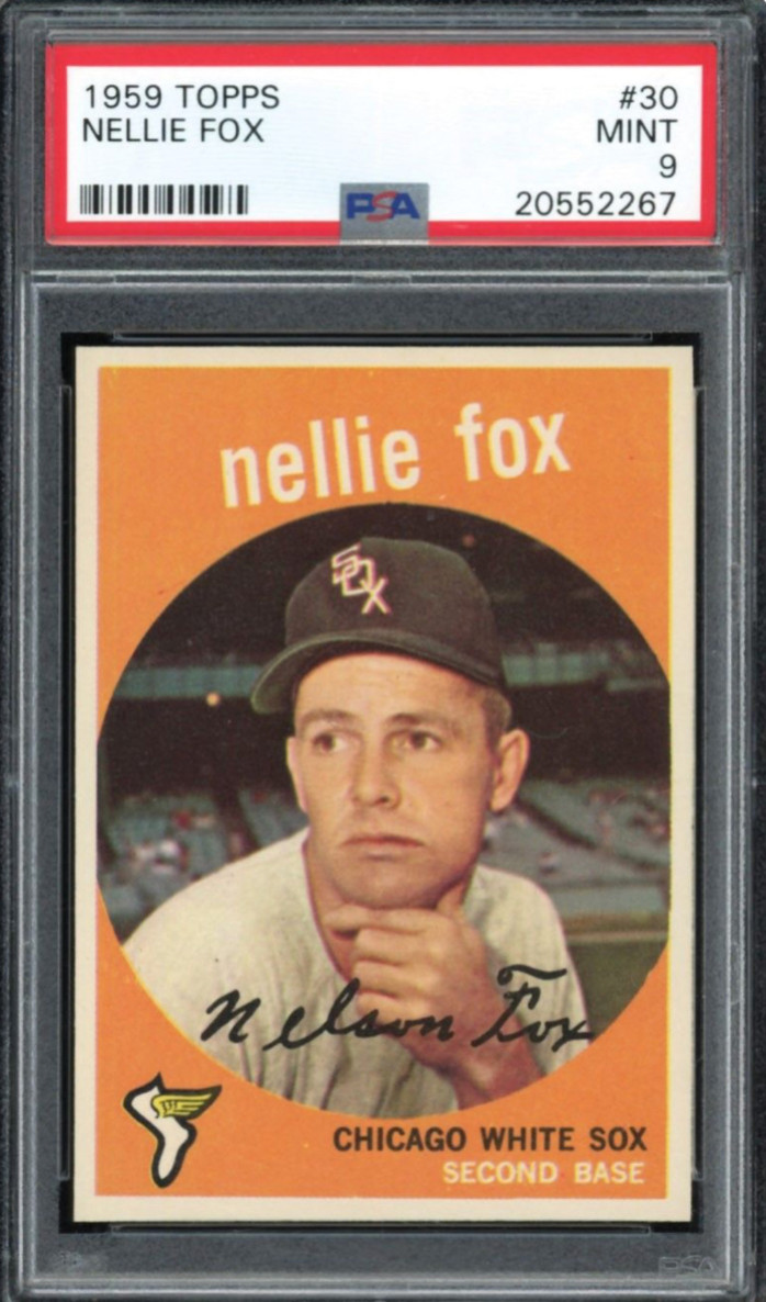 1959 Topps #30 Nellie Fox PSA 9
