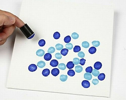 10 pcs Sponge Finger Daubers Ink Pad Package great for applying ink color ARTIST - Picture 10 of 12