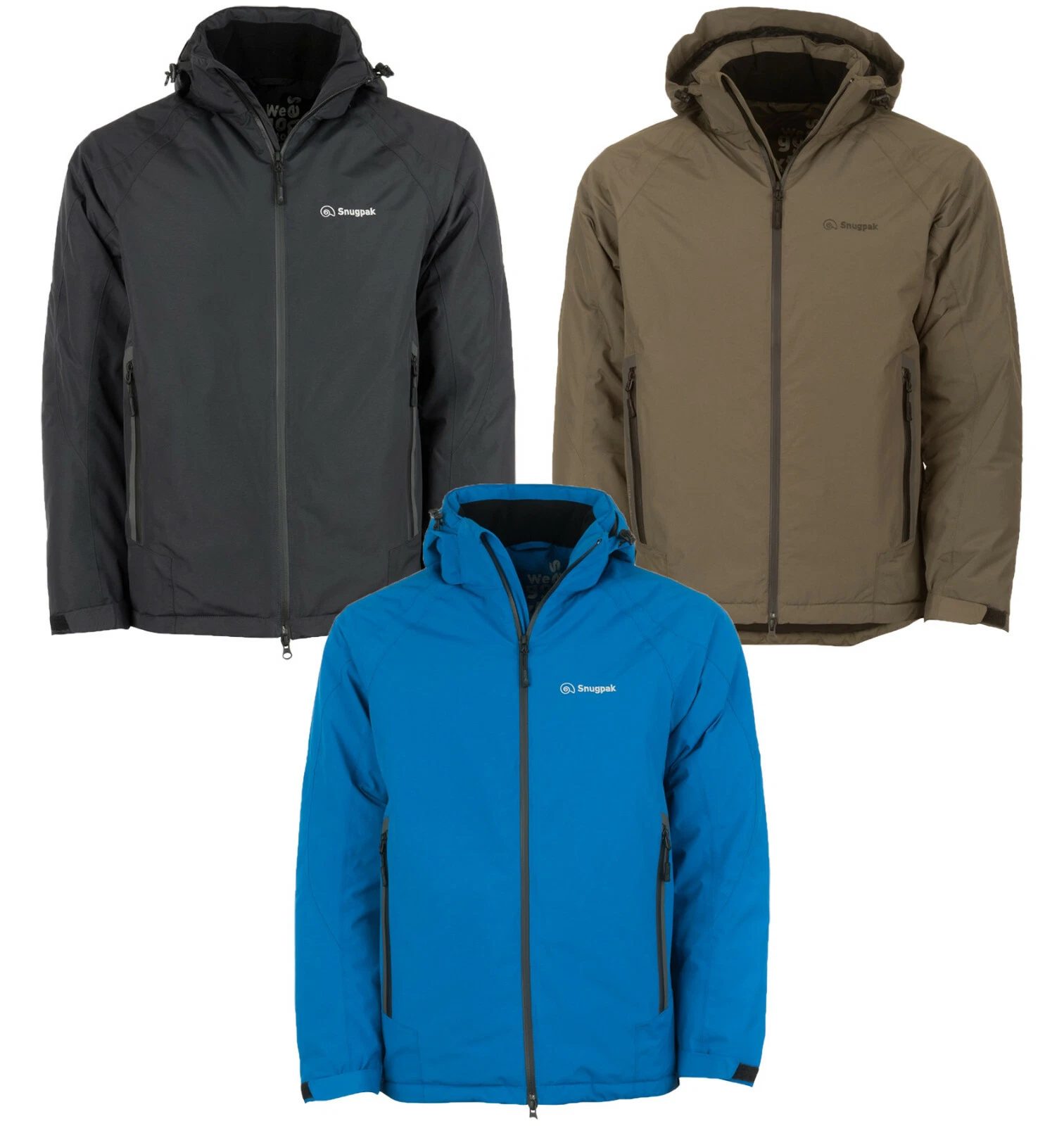 Snugpak Torrent Waterproof Insulated Jacket - Warm Low Temp Rain Coat -10°C