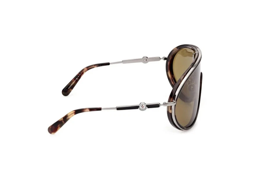 Moncler Vangarde ML0222 55N Tortuga Abrigo Escudo Gafas de sol Marco 142-125 Foto 3 de 3