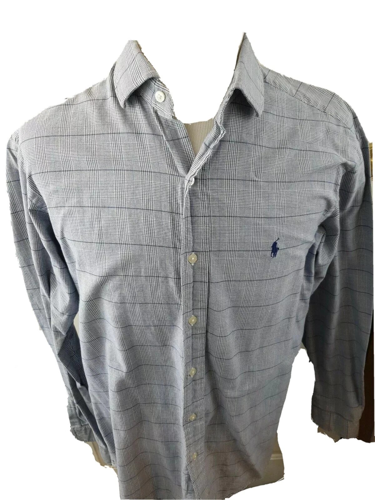 POLO RALPH LAUREN POLO GOLF WESTERTON Men's Shirt L Two-Ply Cotton L/S