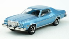 Brekina 1976 Ford Gran Torino Metallic Light Blue BR19730 HO Scale