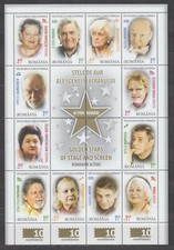 Romania MiNo. Block Bl. 581 Actors Artists MNH / ** / MNH 2014