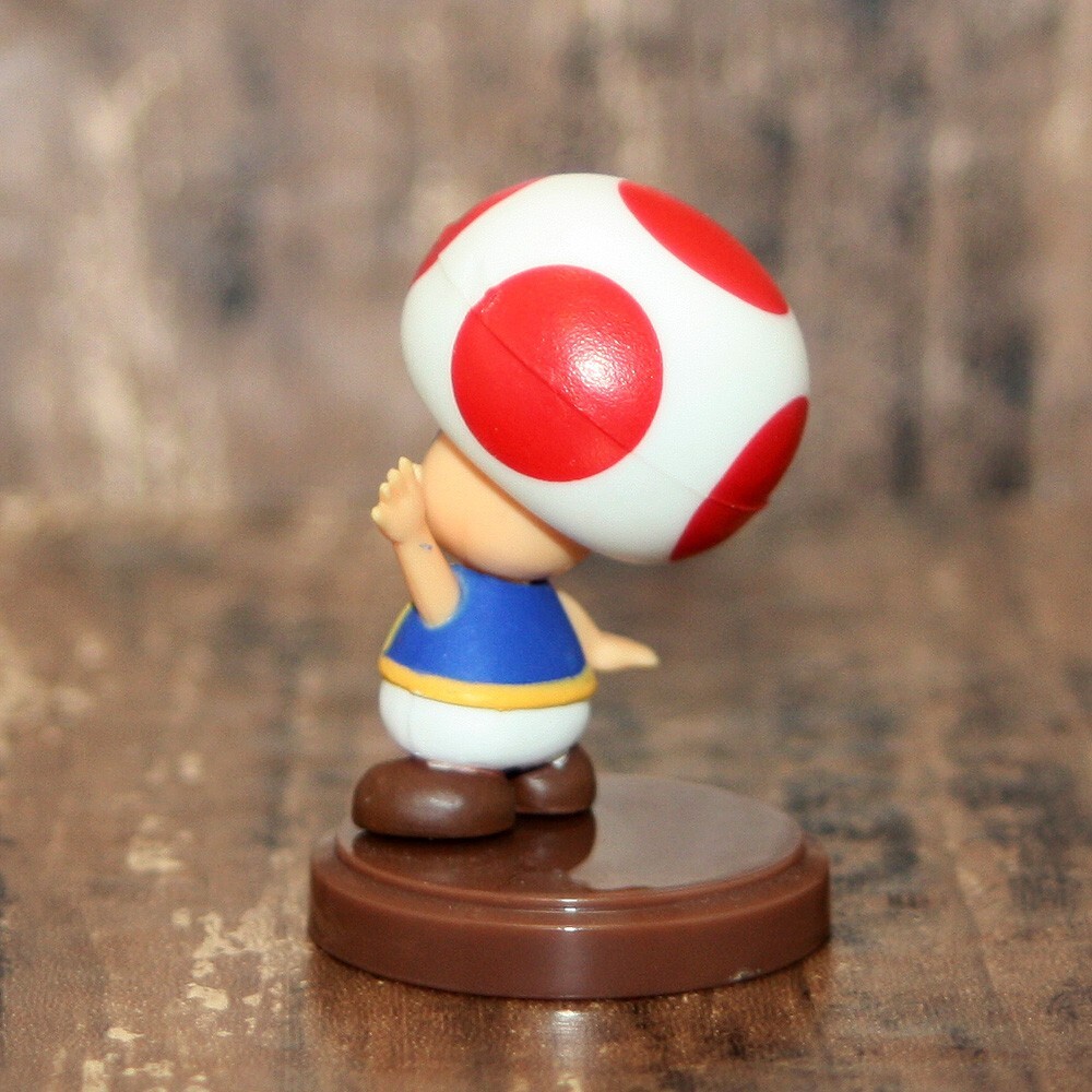 CHOCO EGG SUPER MARIO Bros. Mini Figure TOAD Red Initial 2007