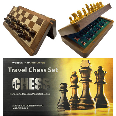Reiseschachspiel, magnetisches Schachbrett und Figuren, tragbares und faltbares Schach