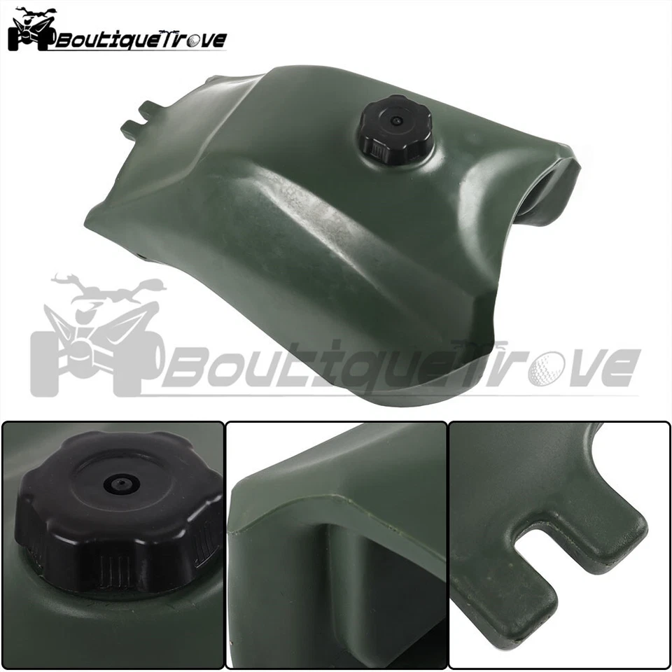 Tanque de combustible de gasolina de plástico verde 1993-2000 para Honda Fourtrax TRX300 TRX 300 Foto 3 de 4