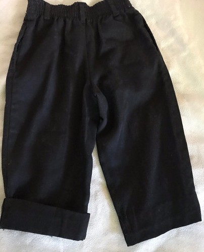 Nordstrom Boys Black Dress Pants Pleated USA 4 5 Church Easter Weddings Dinners - Picture 2 of 6