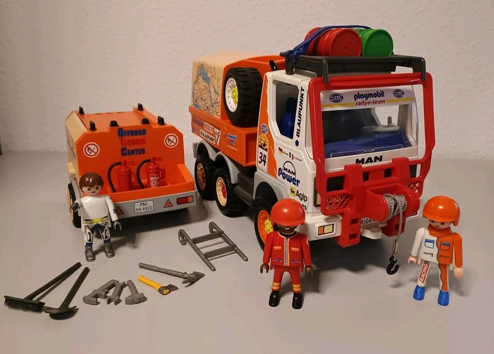 Playmobil 4420 Rallytrack mit. Anhänger inkl. Zubehör - Bild 3 von 4