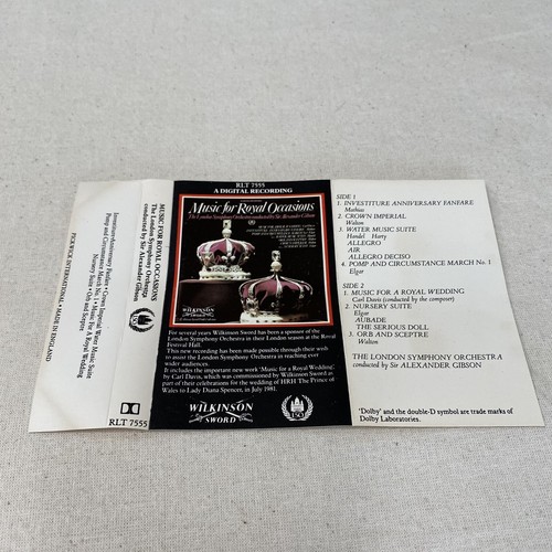 Music For Royal Occasions Cassette Tape Royals Queen King Coronation Music - Picture 10 of 13