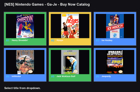 [NES] Nintendo Games - Ga-Je - Buy Now Catalog