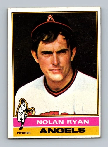 1976 Topps #330 Nolan Ryan GD-VG (wrinkle) Vintage HOF Baseball Card (B2)
