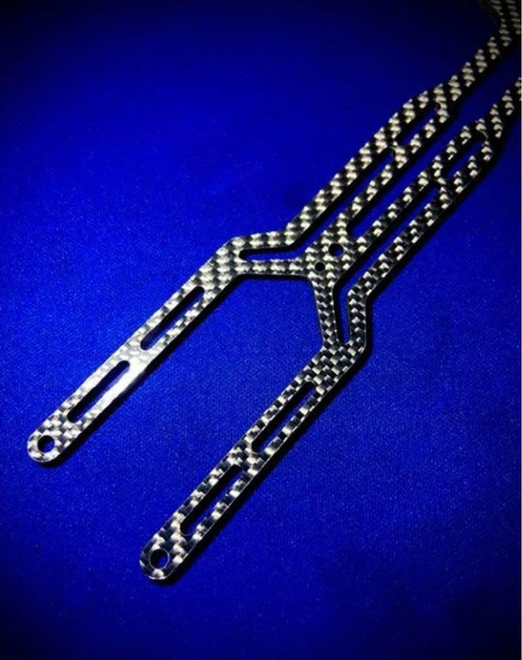 Custom silver specification Carbon upper deck for Yokomo YD-2ZX Warabiyama - Image 4 of 4