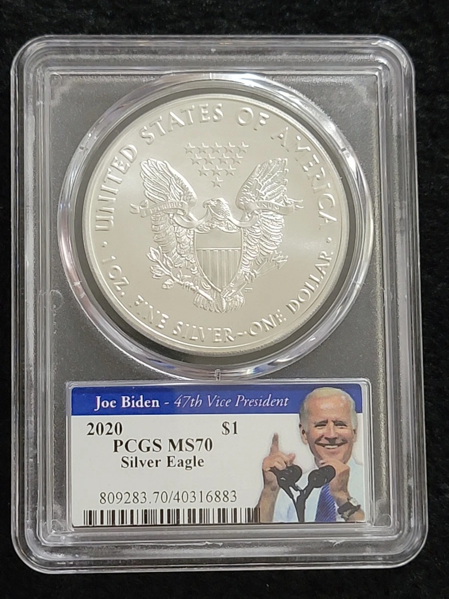 25+ American Eagle MS 70 Graded 2020 Silver Bullion Coins for sale