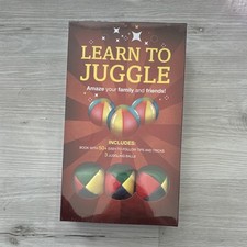 Sterling Innovation Learn to Juggle Kit with Instruction Book  3 Juggling Balls