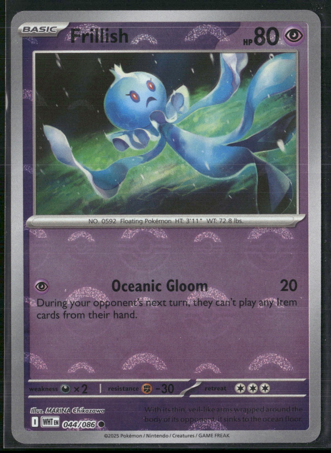 Frillish Common SV: White Flare 044/086 NM