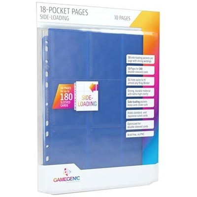 18-Pocket Pages Side-Loading (10 Pack)   Holds Standard and Japanese Cards   Dur