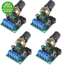 4Pcs LM386 10W Mini Power Amplifier Board Audio Amplifier Module DC 3-12V Volume