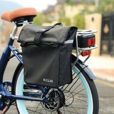 Bicycle Ebike Rear Seat Storage Waterproof Cycling Pannier Saddle Rack Bag Trunk