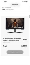 Samsung Odyssey G7 S28AG700NN 28" IPS LED Gaming Monitor - Black
