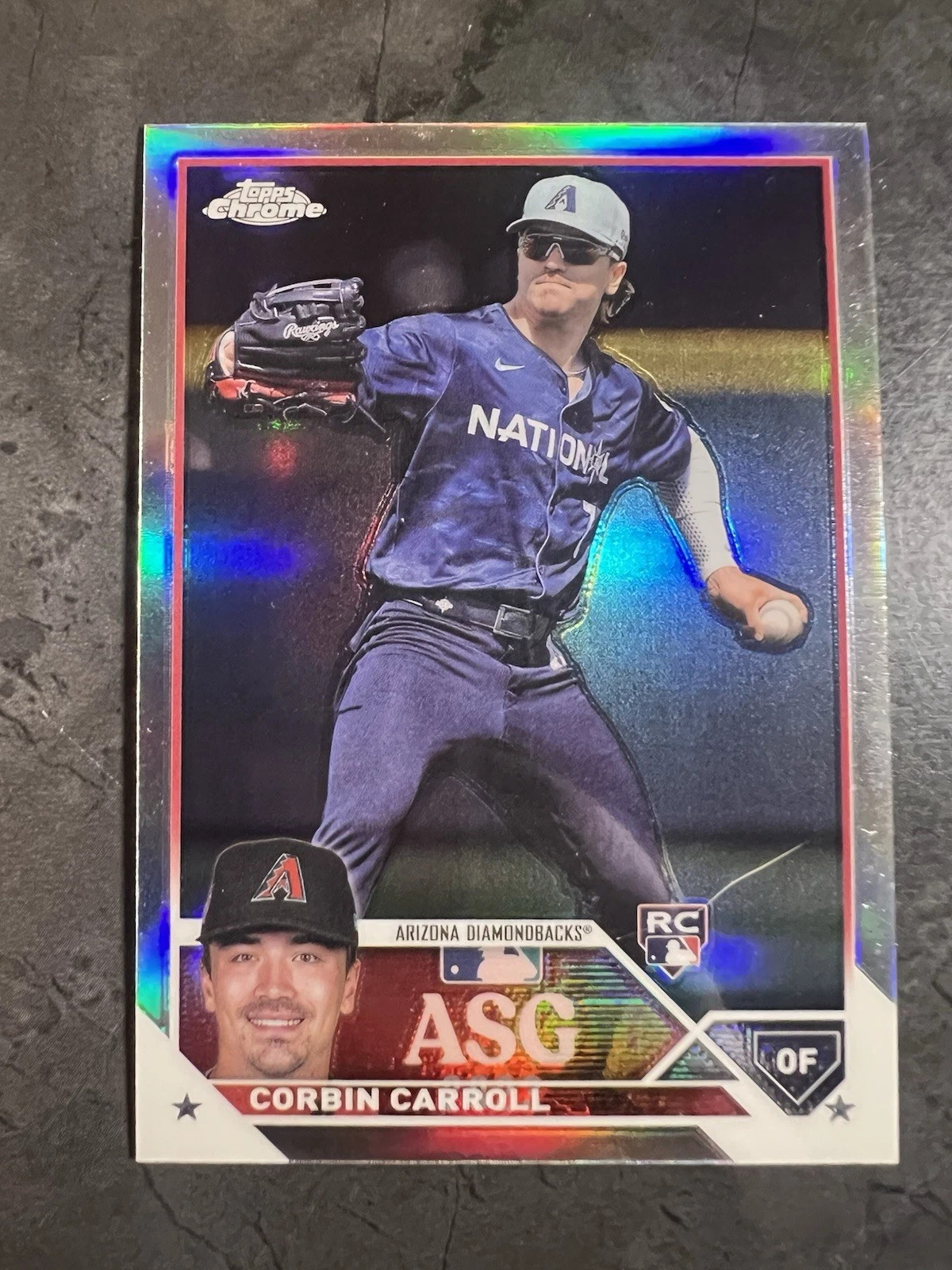 2023 Topps Chrome Update Corbin Carroll All-Star Game ASGC-34 D-Backs RC