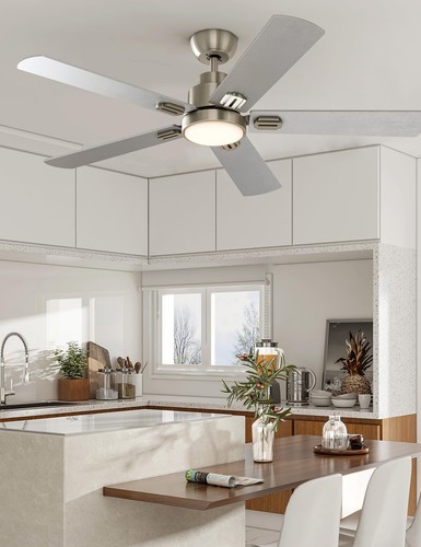 52 Inch Indoor Ceiling Fans with Lights and Remote Control, 6 Speeds Slient R... - Picture 9 of 9