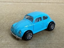 Hot Wheels VW Bug, Volkswagen Beetle, Car Crusher Playlet, 1999, Turquoise.